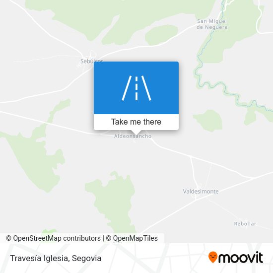 Travesía Iglesia map