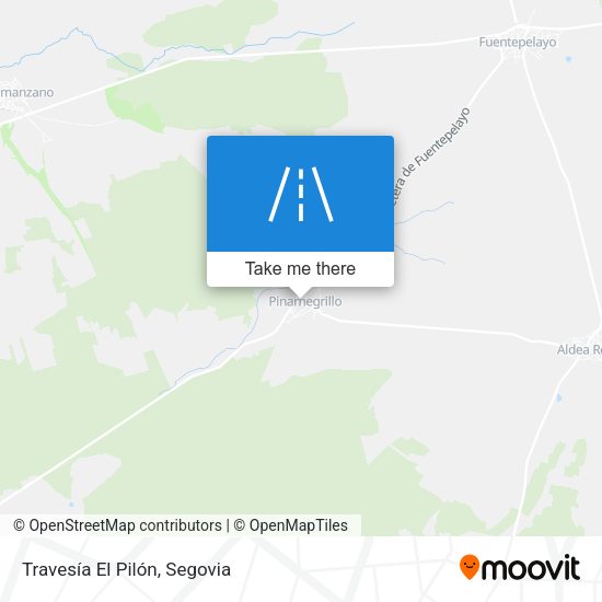 Travesía El Pilón map