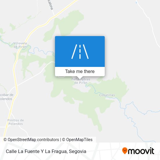 Calle La Fuente Y La Fragua map