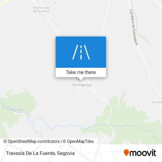 Travesía De La Fuente map