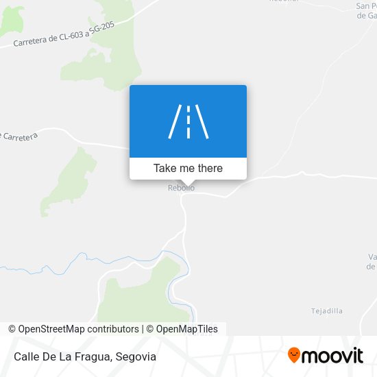 Calle De La Fragua map