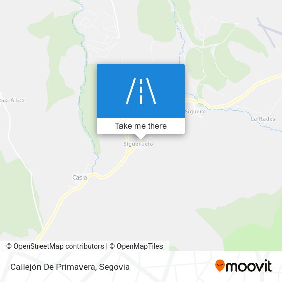 Callejón De Primavera map