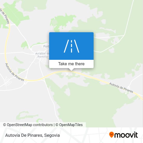 Autovía De Pinares map