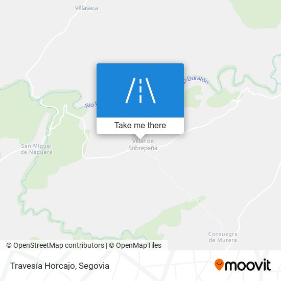 Travesía Horcajo map