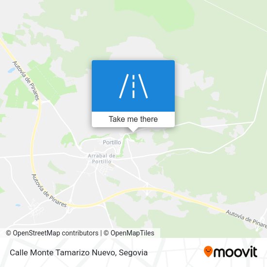 Calle Monte Tamarizo Nuevo map
