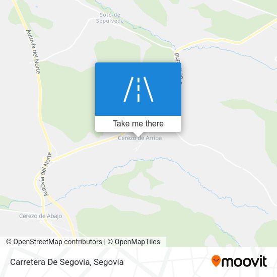 Carretera De Segovia map