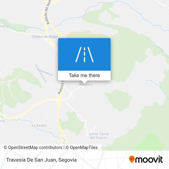 Travesía De San Juan map