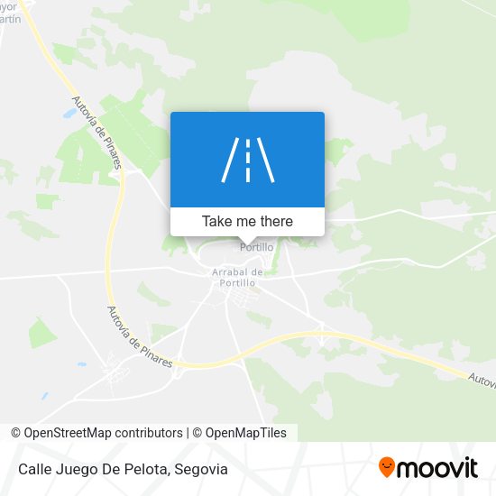 Calle Juego De Pelota map