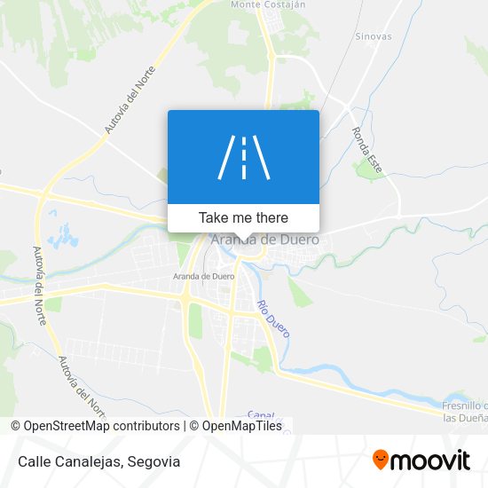 Calle Canalejas map