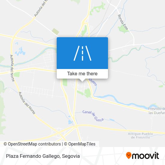 Plaza Fernando Gallego map