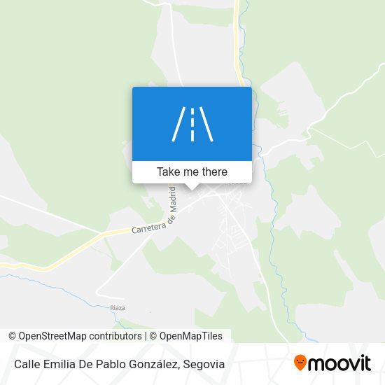 Calle Emilia De Pablo González map