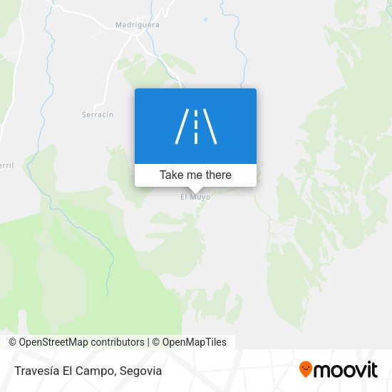 Travesía El Campo map