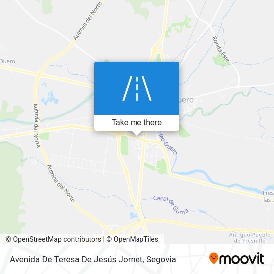 Avenida De Teresa De Jesús Jornet map