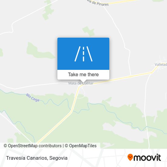 Travesía Canarios map
