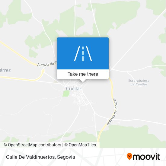 Calle De Valdihuertos map
