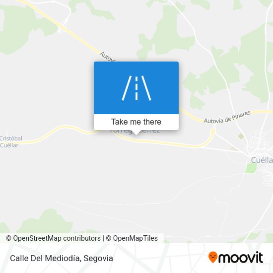 Calle Del Mediodía map