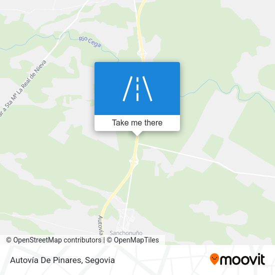 Autovía De Pinares map