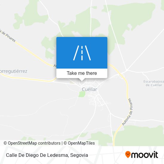 Calle De Diego De Ledesma map