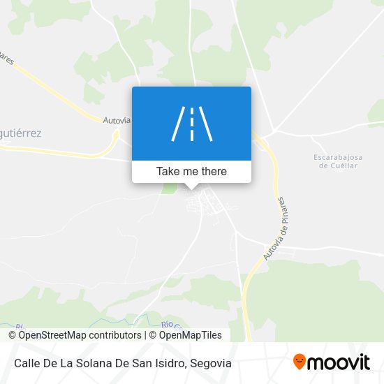 Calle De La Solana De San Isidro map