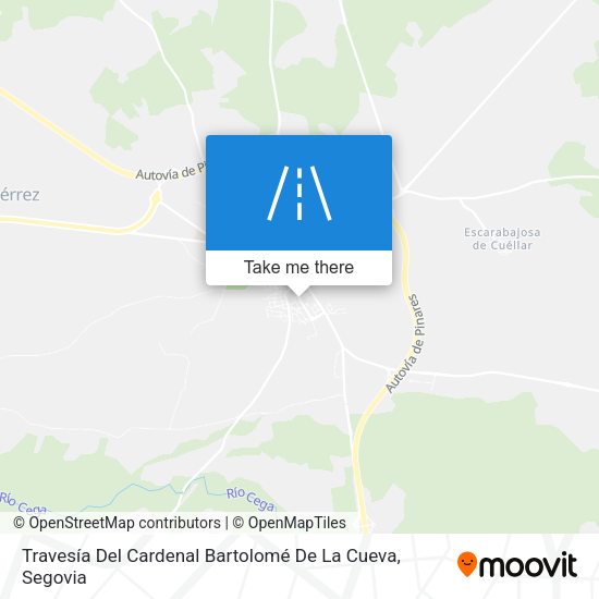 Travesía Del Cardenal Bartolomé De La Cueva map