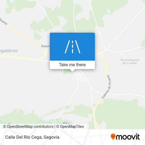 Calle Del Río Cega map