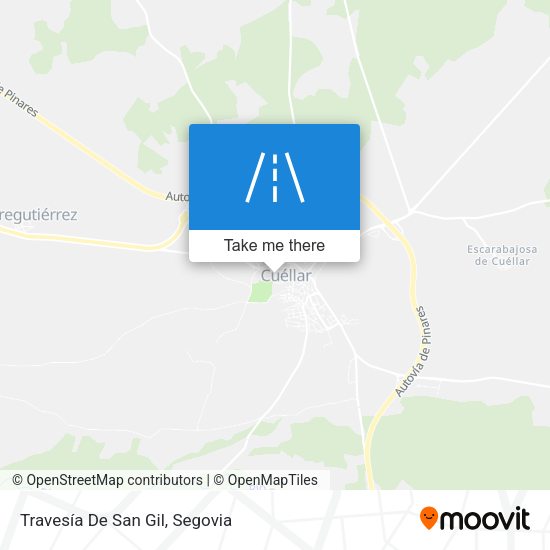 Travesía De San Gil map