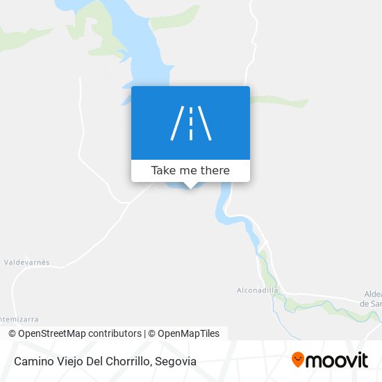 mapa Camino Viejo Del Chorrillo
