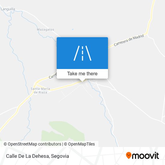 mapa Calle De La Dehesa