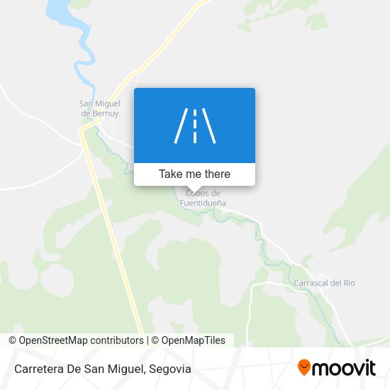 Carretera De San Miguel map