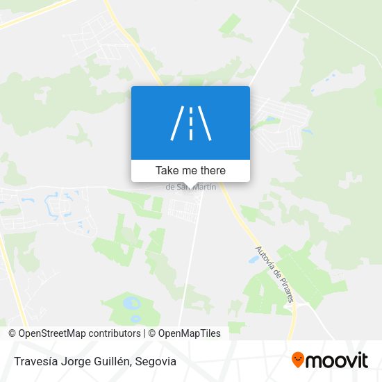 Travesía Jorge Guillén map