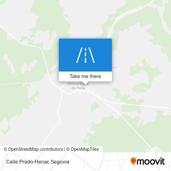 Calle Prado-Henar map