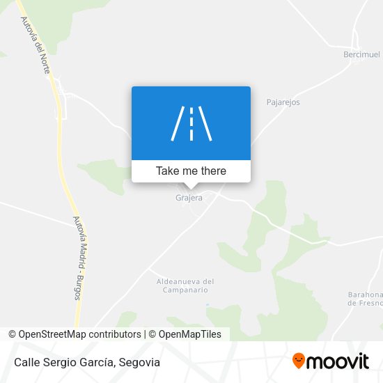 Calle Sergio García map