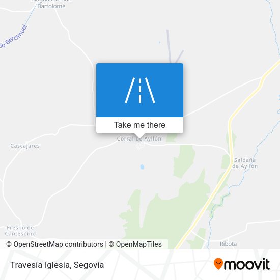 Travesía Iglesia map