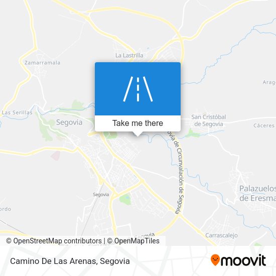 Camino De Las Arenas map