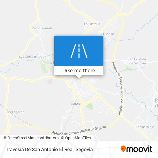 Travesía De San Antonio El Real map