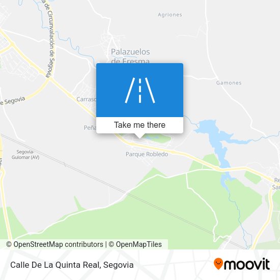 Calle De La Quinta Real map