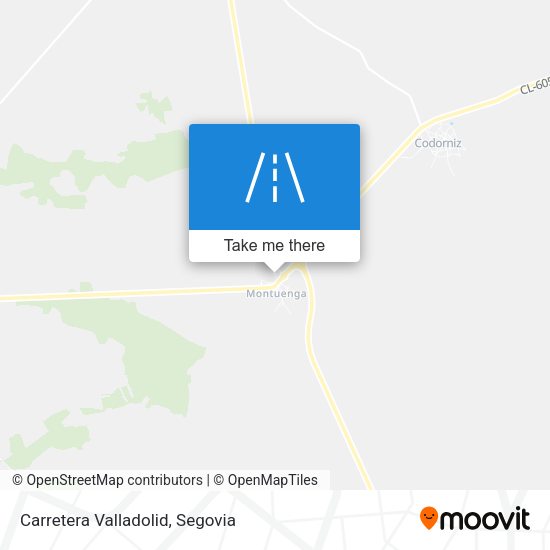 Carretera Valladolid map