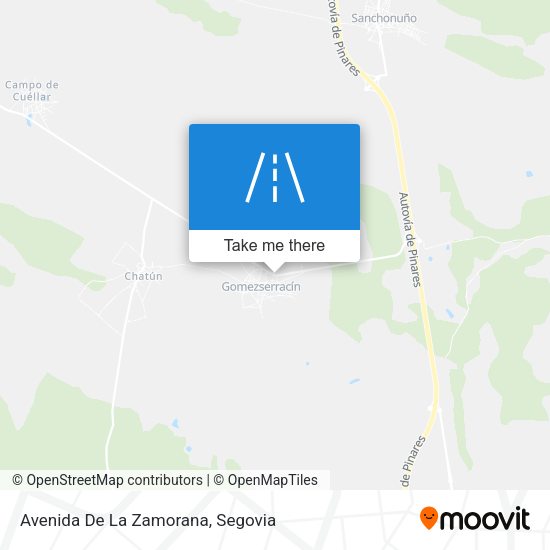 Avenida De La Zamorana map