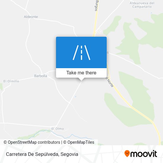 Carretera De Sepúlveda map