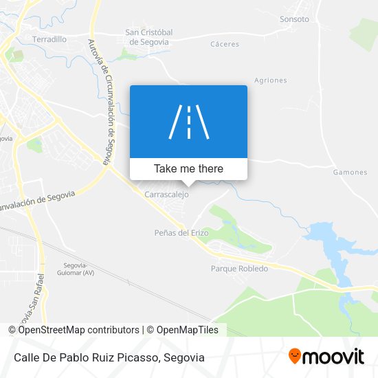 Calle De Pablo Ruiz Picasso map
