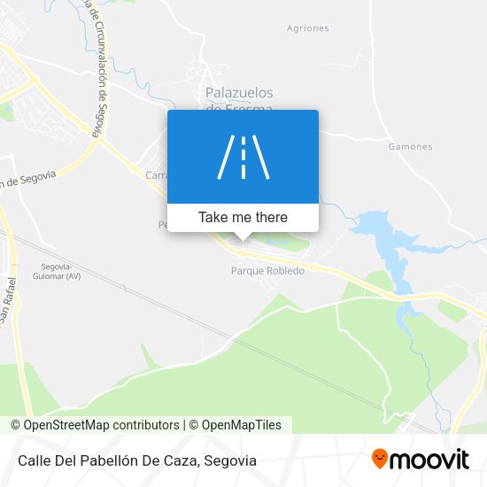 Calle Del Pabellón De Caza map