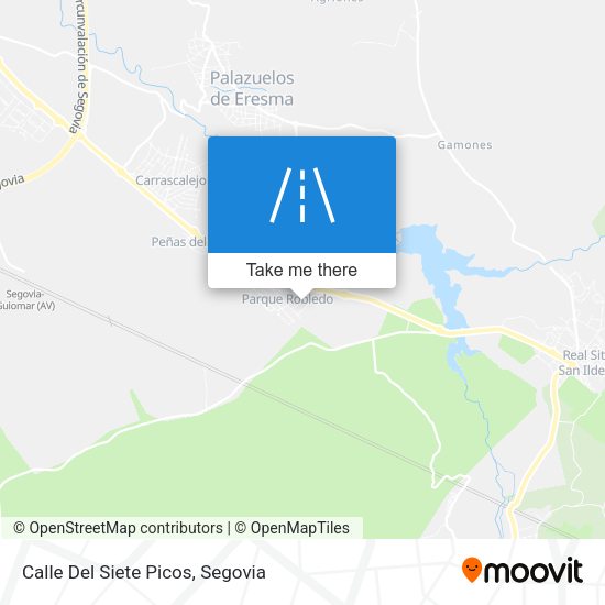 Calle Del Siete Picos map