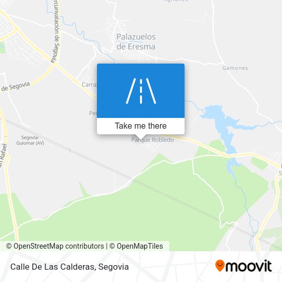 Calle De Las Calderas map