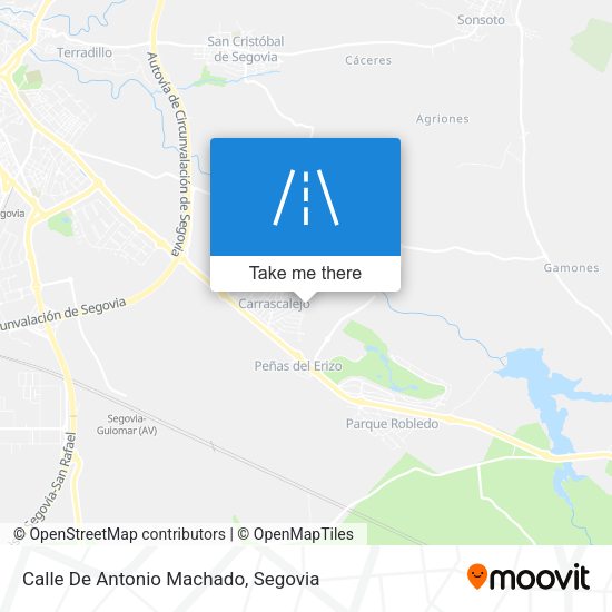 Calle De Antonio Machado map