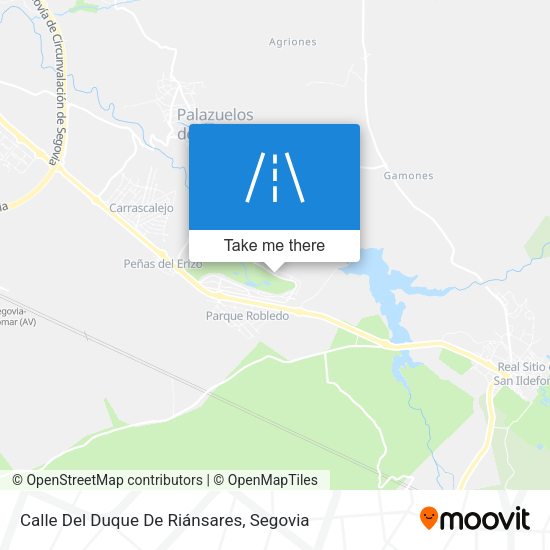 Calle Del Duque De Riánsares map