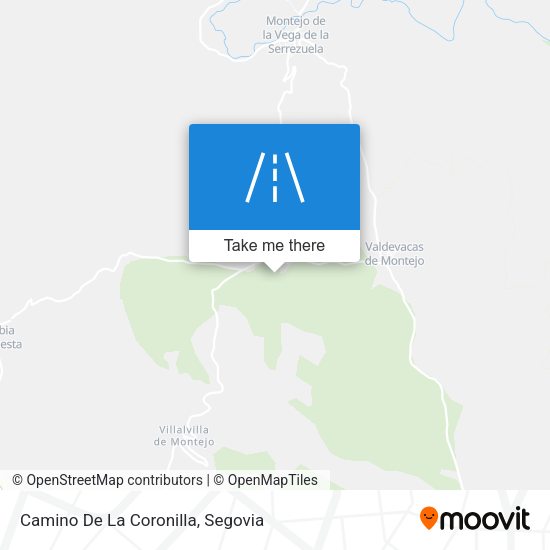 Camino De La Coronilla map