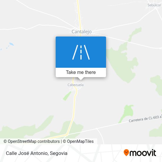 Calle José Antonio map