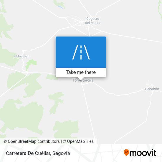 Carretera De Cuéllar map