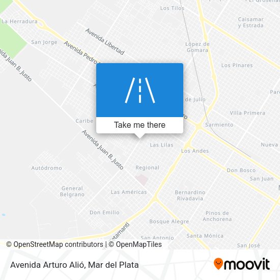 Avenida Arturo Alió map