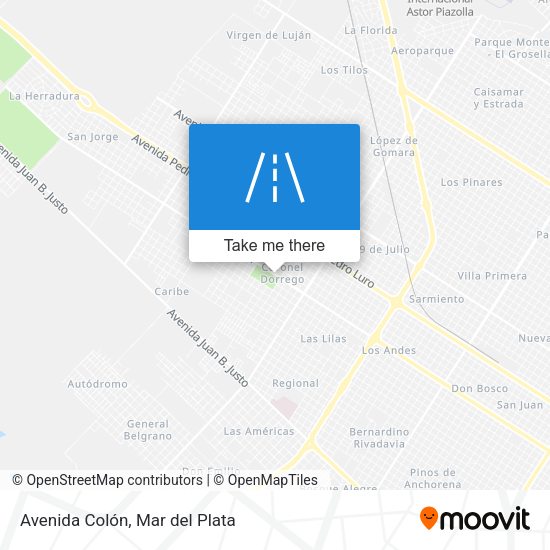 Avenida Colón map